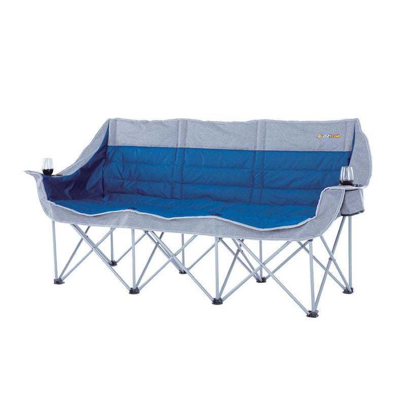 OZtrail Galaxy 3 Seater Folding Chair with Arms