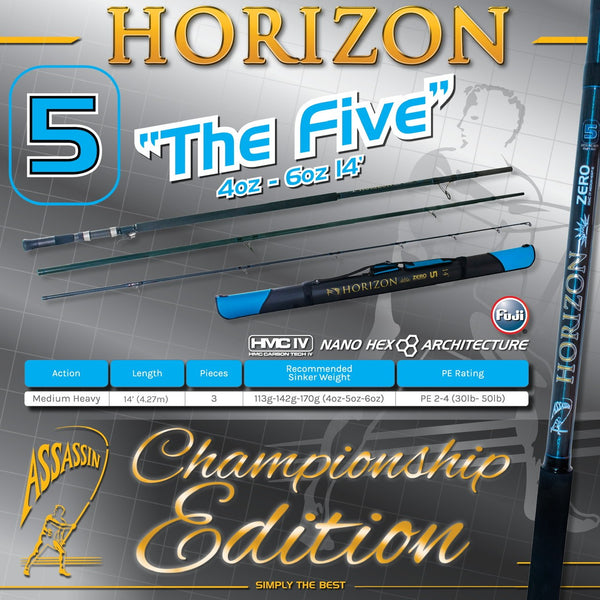 Assassin Horizon Zero Championship Edition Rod AHZCE-14MH-Light Blue #5
