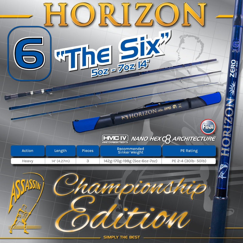 Assassin Horizon Zero Championship Edition Rod AHZCE-14H-Blue