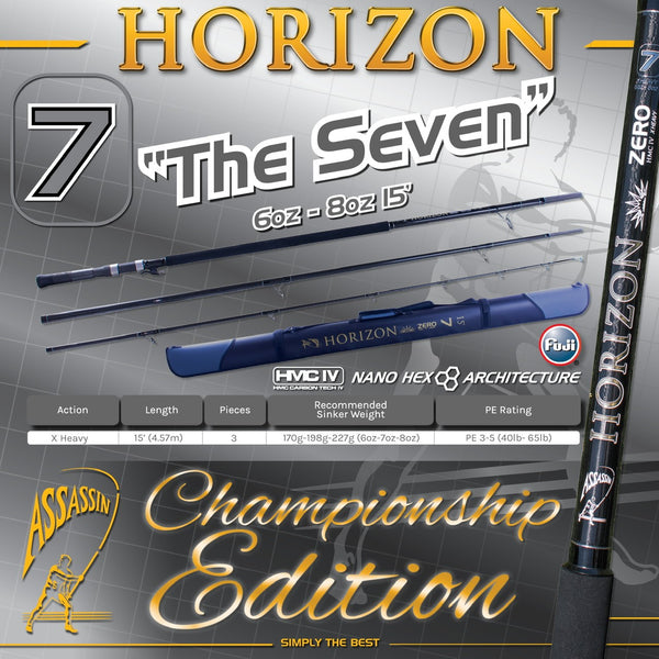 Assassin Horizon Zero Championship Edition Rod AHZCE-15XH-Silver #7