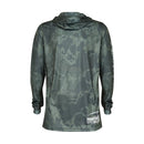 Nomad Tech Fishing Shirt Hooded - Khaki Camo Splice