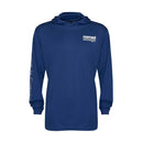 Nomad Tech Fishing Shirt Hooded - Wayfarer Marine Blue