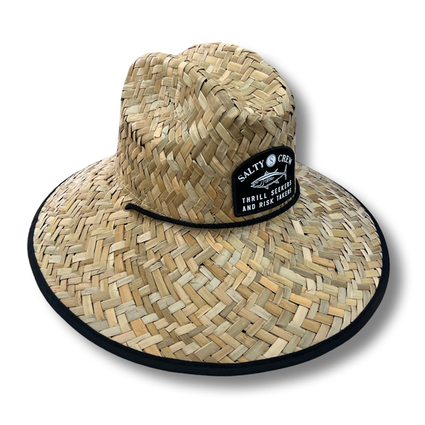 Salty Crew Fishmonger Straw Hat - Black