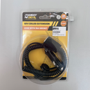 Thorny Devil 12V Coiled Extension Lead with 15A Socket (3m)