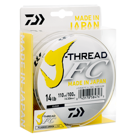 Daiwa J-Thread Fluorocarbon Leader Line 6lb 100m