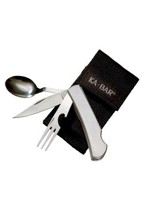 Ka-Bar Hobo Outdoor Dining Kit with Nylon Sheath (KA1300)