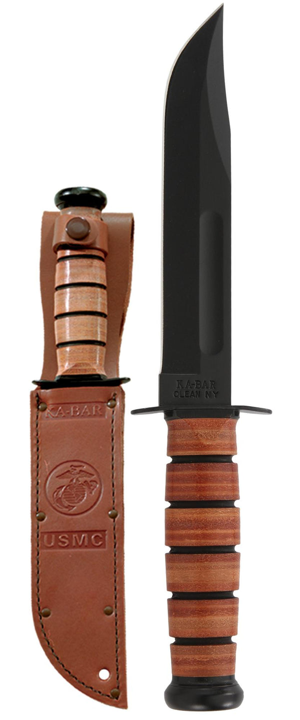 Ka-Bar Straight Edge Utility Knife - Brown (KB1217)