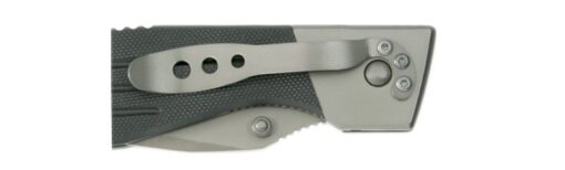 KA-BAR 3073 Warthog Folder III 3.125″ Drop Point Combo Blade, Black G10 Handles