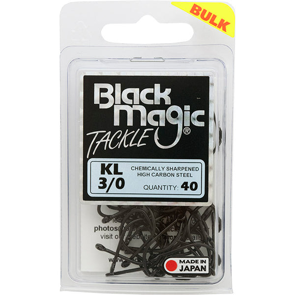 Black Magic Hooks KL 3/0 Bulk 40pk