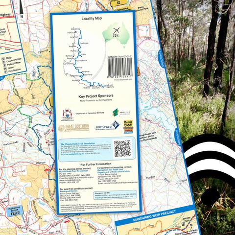Munda Biddi Trail Map 4 - Collie to Jarrahwood