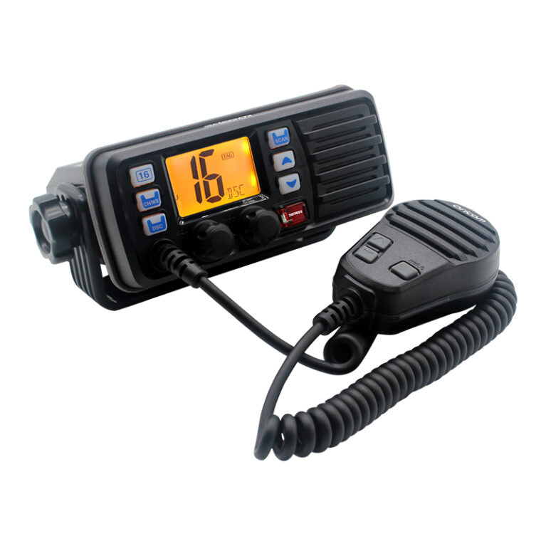 Oricom VHF DSC Fixed Mount Marine Radio (MX1000) - Black