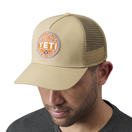 Yeti Built For The Wild Trucker Hat - Khaki