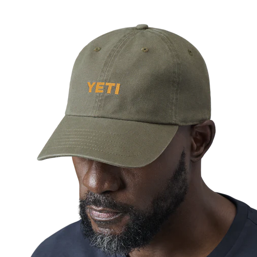 Yeti Logo Baseball Cap - Dark Olive