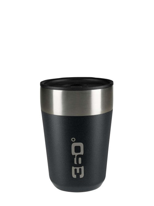 360 Degrees Vacuum Insulated Stainless Travel Mug (355ml) - Black