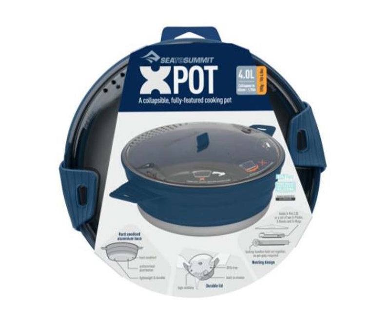 Sea To Summit X-Pot 4L Collapsible Pot - Navy