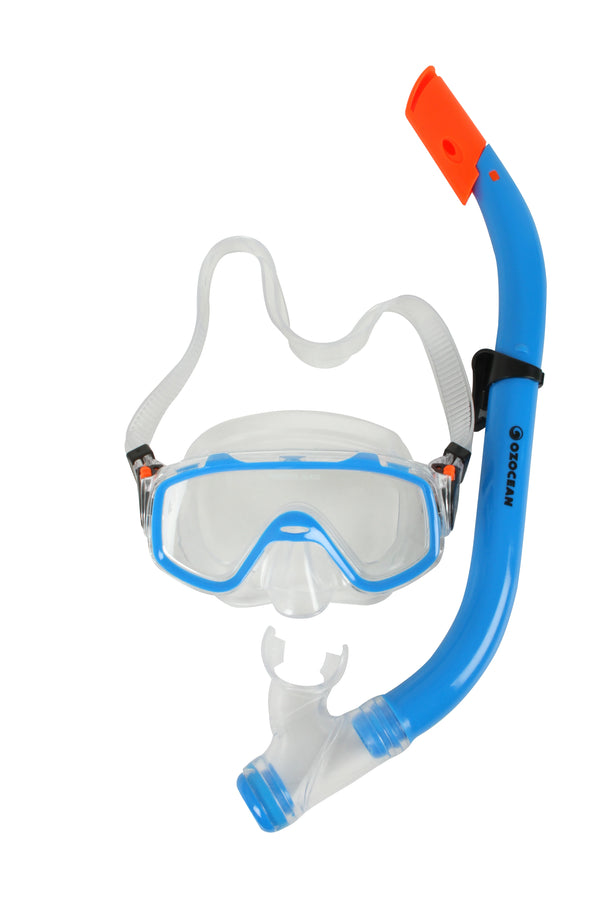 OzOcean Shelly Kids Mask and Snorkel Set - Blue