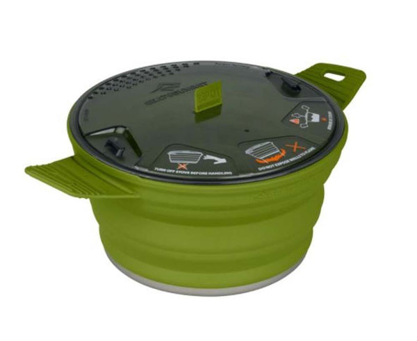 Sea To Summit X-Pot 2.8L Collapsible Pot - Olive