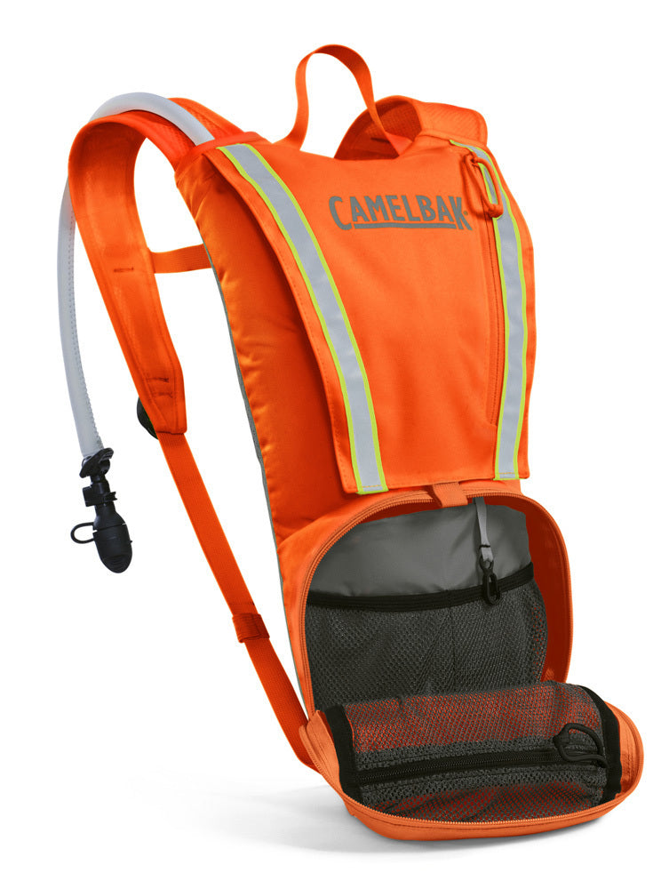 Camelbak Ambush 3L Crux Hydration Backpack (Long) - HiVis Orange