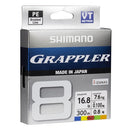 Shimano Grappler 8 Braid PE2 - Multi Colour (300m)