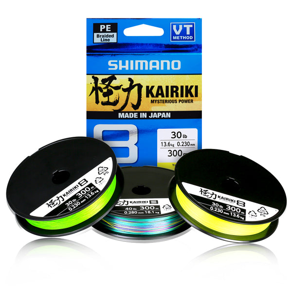 Shimano Kairiki Braid SX8 50lb 300m - Mantis Green