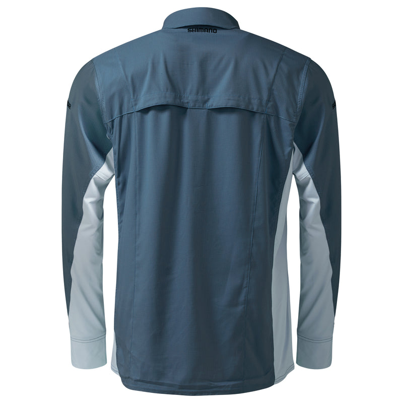 Shimano Vented Pro Stretch Shirt Navy Large