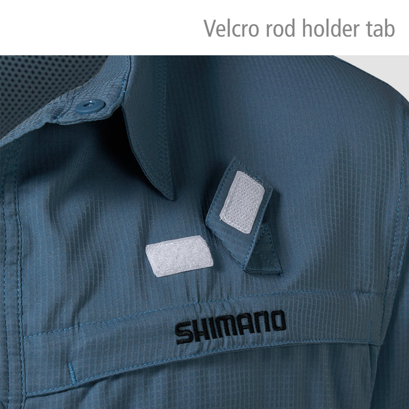 Shimano Vented Pro Stretch Shirt Navy Large