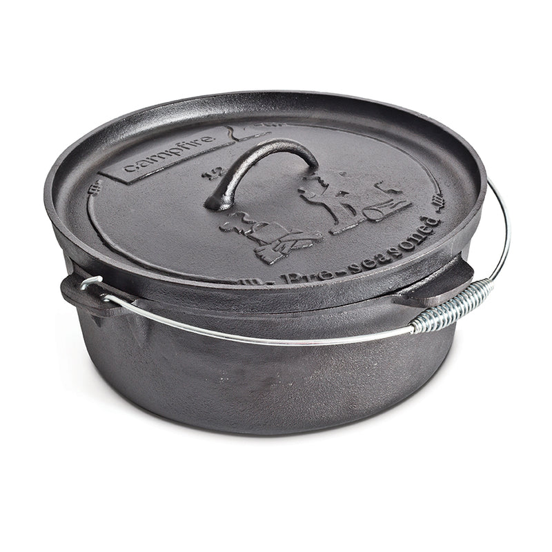 Campfire 12QT Cast Iron Camp Oven (12 Quart)