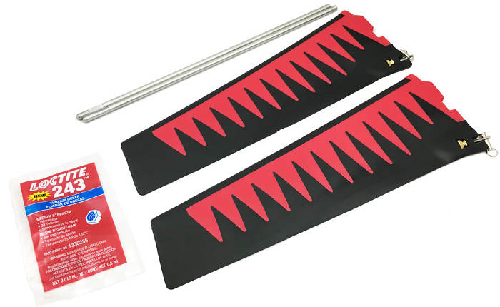 Hobie ST-Turbo Kit V2/GT Fins Red/Blk