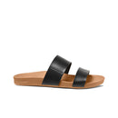 Reef Women's Cushion Vista Slide - Black/Natural