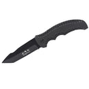 Ridgeline Tacman Tanto Folding Knife - Black