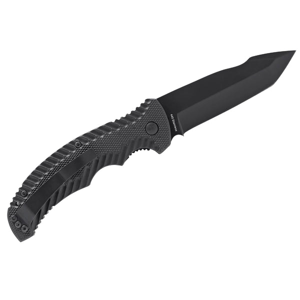 Ridgeline Tacman Tanto Folding Knife - Black