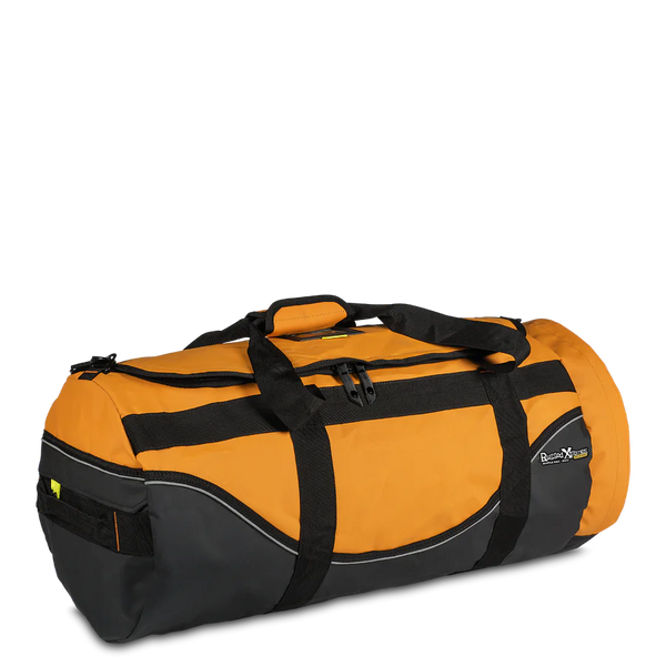 Rugged Xtremes PVC Duffle Bag (Medium) - Orange/Black