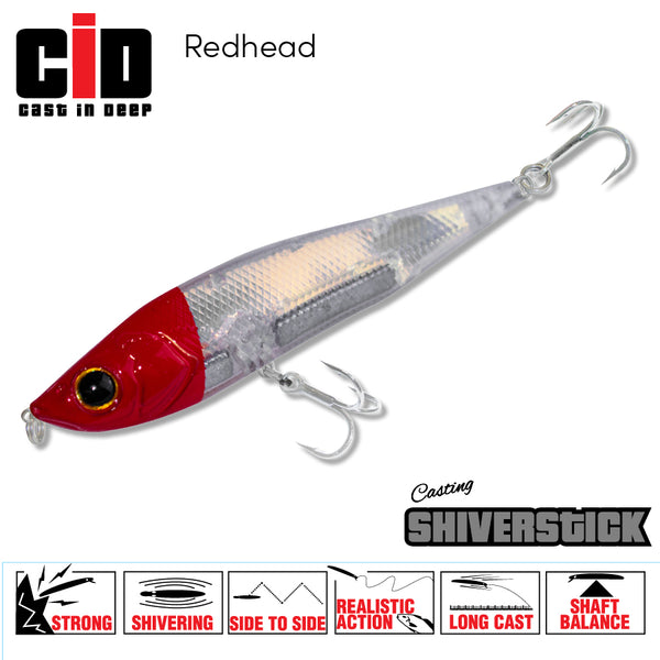CID Shiverstick Lure 160mm - Redhead