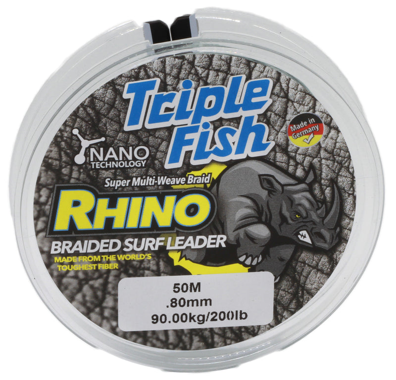 Triple Fish Rhino Leader 200lb 50m