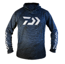 Daiwa Ripple Hoodey Jersey Navy Large