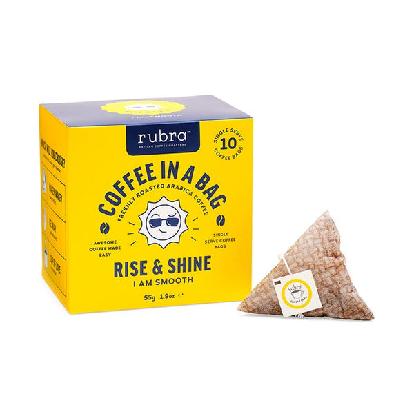 Rubra Coffee in a Bag - Rise & Shine (I Am Smooth)