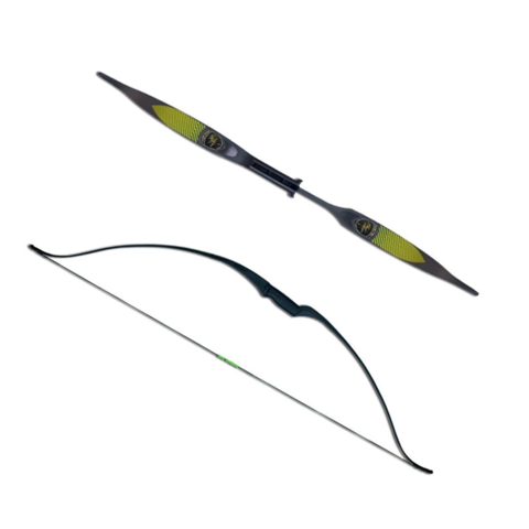 Hori-Zone Snake Recurve Fibreglass 54" 22lbs Longbow  - Green