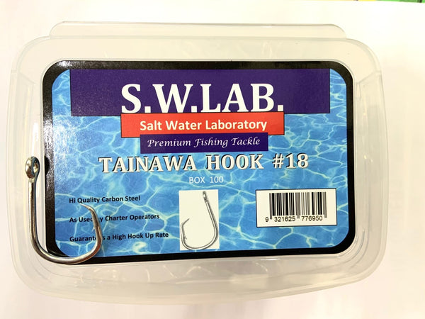 S.W Lab Tainawa Hooks Size18 100pce