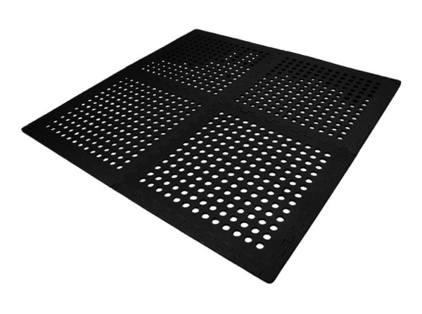OZtrail Foam Floor Mat (4 Pack) - Black