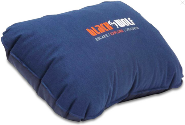 BlackWolf Self Inflating Comfort Pillow (Standard) - Navy Blue
