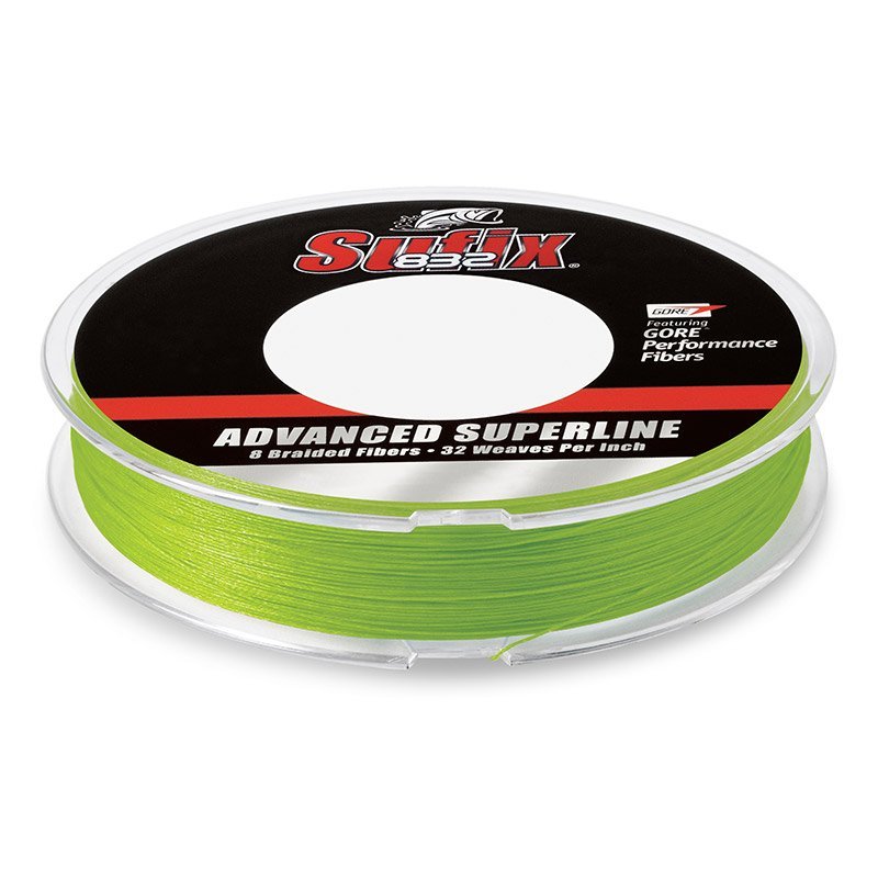 Sufix 832 Braid 50lb 1200yd Neon Lime