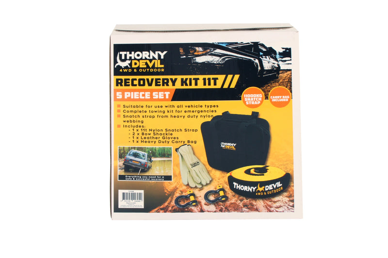 Thorny Devil 11T Snatch and Accessories Recovery Kit (5 Pieces)