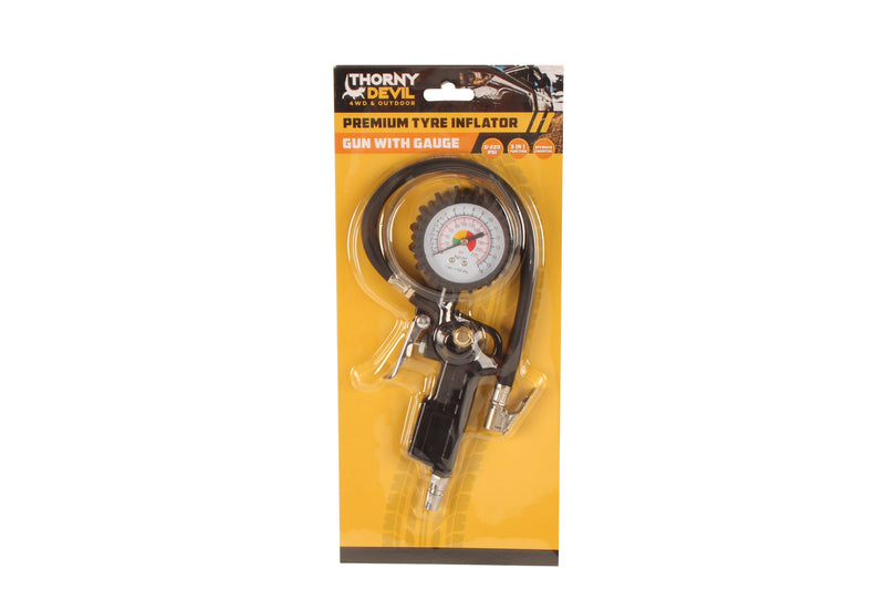 Thorny Devil Tyre Inflator With Gauge