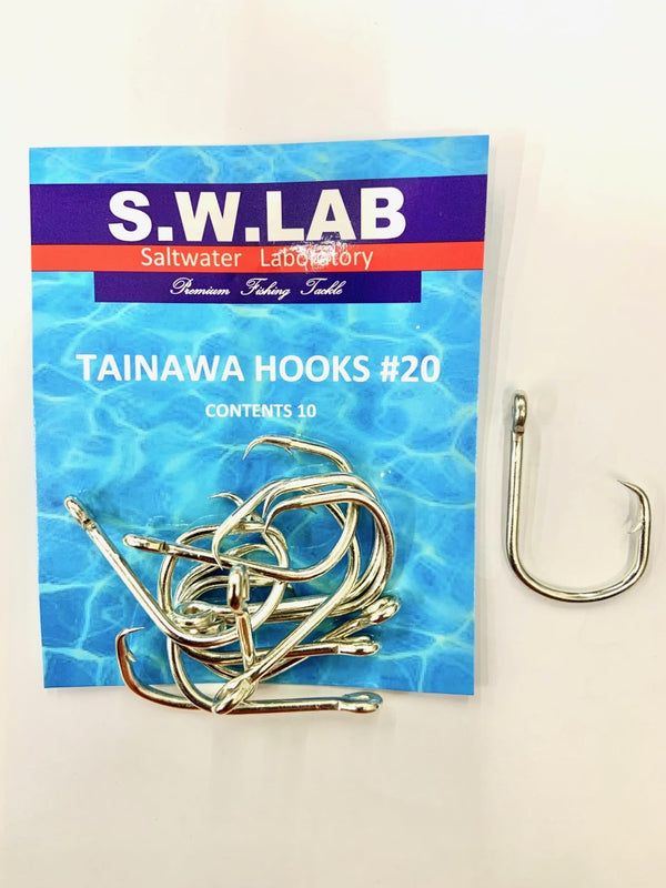 S.W Lab Tainawa Hook Size 20 10pce