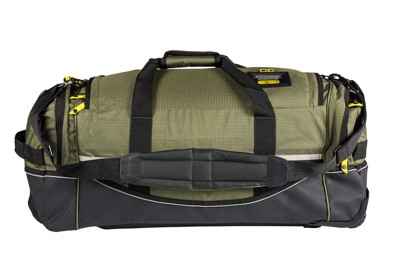 Rugged Xtremes Large Canvas Wheeled Transit Bag - Green