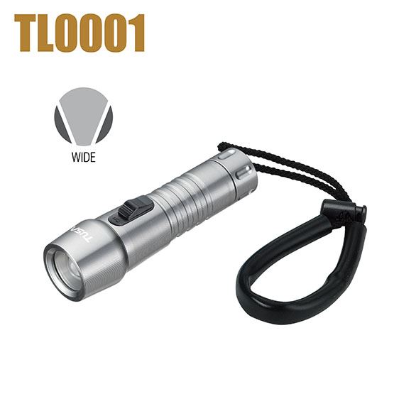 Tusa Compact LED Wide Torch - Silver (TL0001)