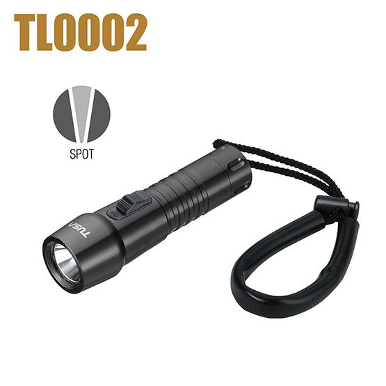 Tusa Compact LED Spot Torch - Black (TL0002)