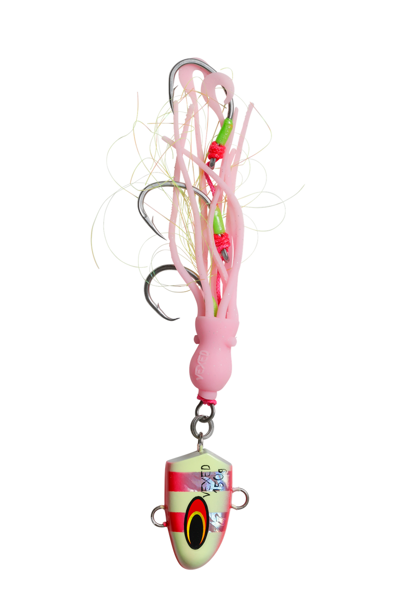 Vexed Bottom Meat Deluxe Lure 250g Pink Glow