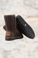 Burke & Wills Women's Woolly Boots - Brown