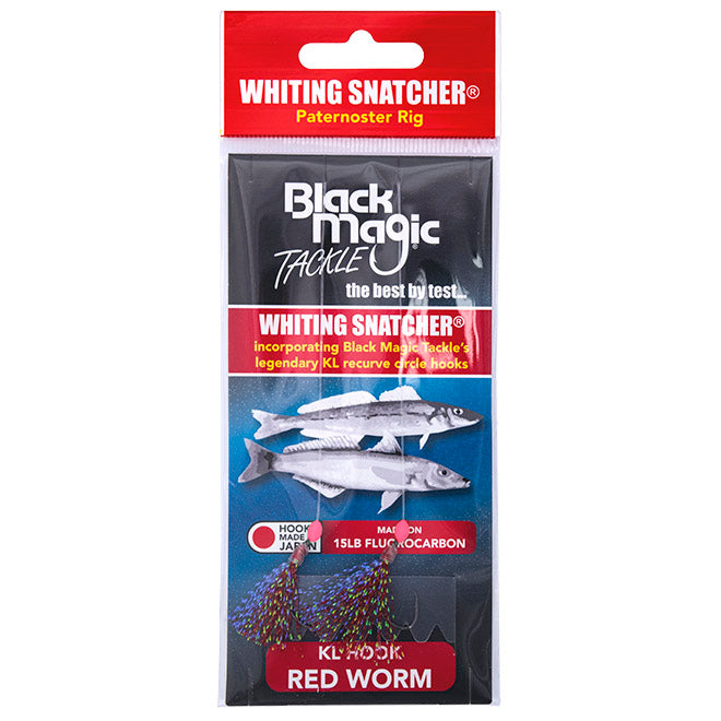 Black Magic Whiting Snatcher Rig Red Worm WSNAT